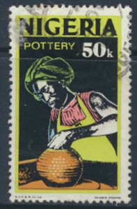 Nigeria  Sc# 305a Used Pottery imprint N.S.P & M.Co Ltd see details & scan