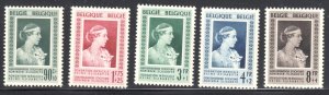 Belgium #B498-B502 MINT VF LH C$125.50