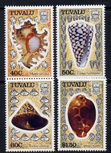 TUVALU - 1990 - Sea Shells - Perf 4v Set - Mint Never Hinged