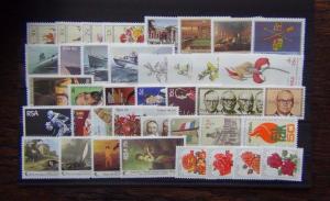 South Africa 1980 1985 sets Flowers Paintings Navy TB Orchids Cancer Deaf MNH 