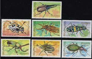 1991 Mongolia 2277-2283 Insects 5,50 €