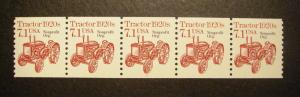 Scott 2127a, 7.1c precanceled Tractor, PNC5, #1, MNH