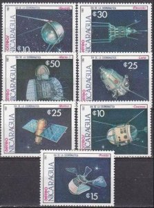 1987 Nicaragua 2816-2822 Sputnik 1 7,00 €
