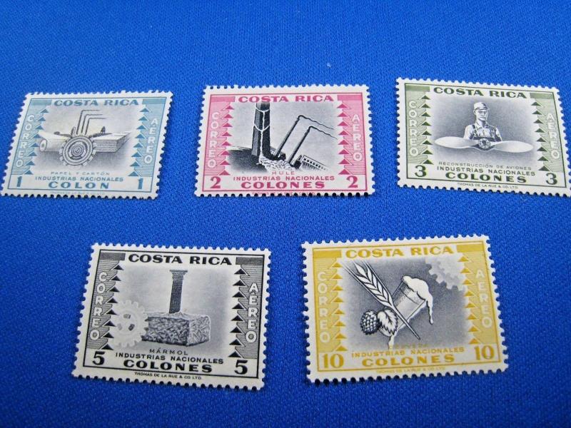 COSTA RICA - SCOTT #C241-C245  -  MNH    (gg)