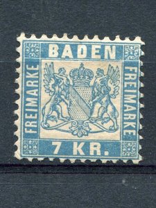 Baden  #28 Mint VF - Lakeshore Philatelics