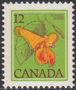 Canada 1977 MNH Sc #712 12c Jewelweed flower