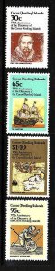 Cocos (Keeling) Is.-Sc#115-18-unused NH set-Maps-Islands' Discovery-1984-