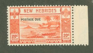 New Hebrides, British #J8 Mint (NH) Single