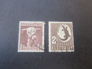 Australia 1948 Sc 211-2 set FU 