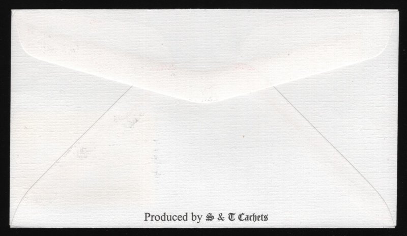 #3210 $1 Cattle in Storm, S & T Cachets H/C FDC **ANY 5=FREE SHIPPING**