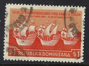 Dominican Republic C31 VFU SHIPS COLUMBUS E69-6