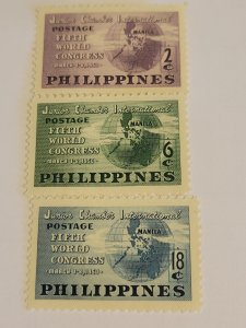 Philippines #537-539 mnh