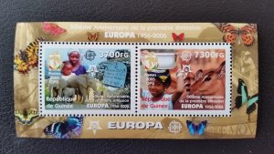 50th anniversary of EUROPA stamps - Guinea - 6x Bl complete ** MNH