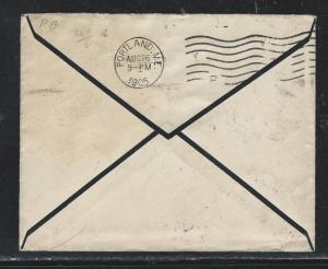 GUATEMALA (P2908B) 1905 7  MOURNING COVER TO USA