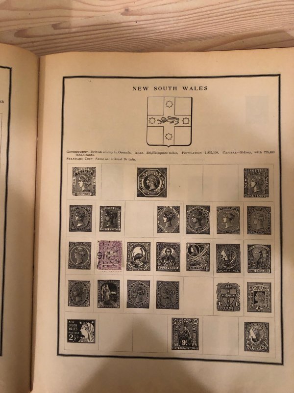 Modern Stamp Album Circa 1921