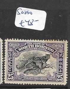 NORTH BORNEO  (PP3105B)  25C  CENT  SG 299   MOG