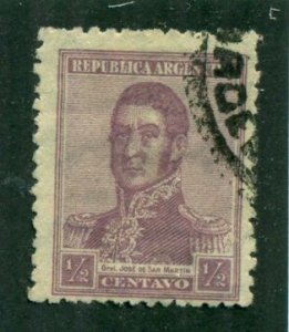 Argentina 1920 #304B U SCV(2024) = $0.30