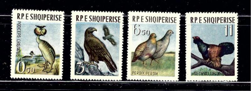 Albania 672-75 MNH 1963 Birds