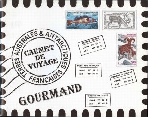 French Southern & Antarctic Territory #329, Complete Set, Souvenir Booklet, 2...