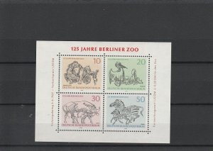 Germany  Scott#  9N275  MNH  S/S  (1969 Berlin Zoo Animals)