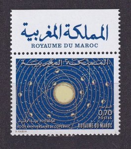 1973 Morocco 751+Tab 500 years of Nikolai Copernicus