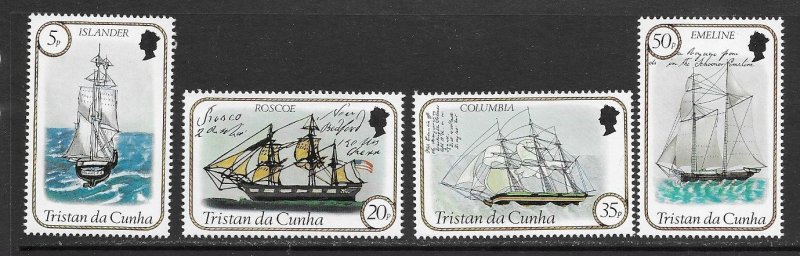 Tristan da Cunha 324-7 MNH Ship set cpl.  X 10 sets , vf.   2022 CV $24.00