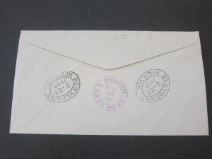 Germany 1938 frank B107-15 set to NY cover  OurRef:1257