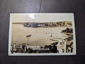 1935 Australia RPPC Postcard Cover Brisbane QSLD to Linz Austria