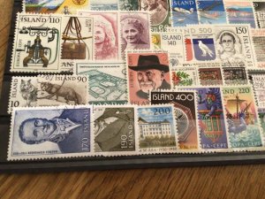 Iceland Island used  mixed stamps A12278