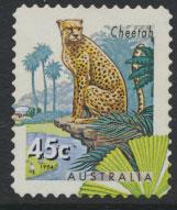 Australia SG 1486  Used  Cheetah - self adhesive