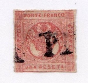 Peru stamp #4, used, SCV $160.00 - FREE SHIPPING!! 