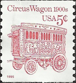 us 2452D USED 1900'S CIRCUS WAGON