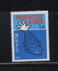 Monaco #1286 (1981 Marine Life issue) VFMNH CV $1.00