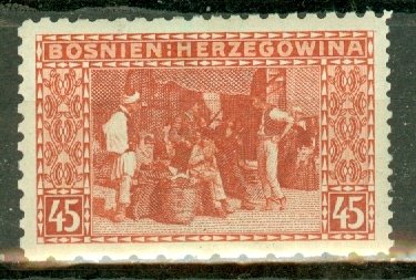 PS: Bosnia and Herzegovina 41d mint compound perfs CV $47.50