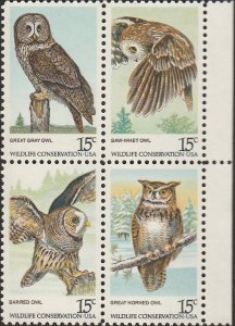 # 1760-1763 MINT NEVER HINGED ( MNH ) AMERICAN OWLS