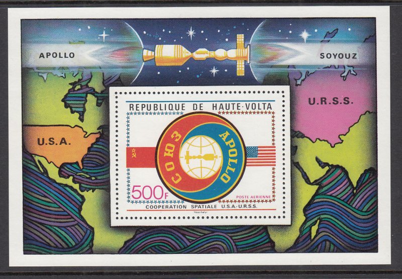 Burkina Faso C219 Space Souvenir Sheet MNH VF