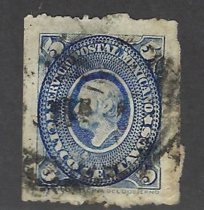 Mexico SC#163 Used faulty VF...Take a Look!