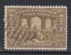 Canada, 3c Canadian Confederation  (SC# 135) Used