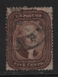 29 F-VF used neat cancel with nice color cv $ 325 ! see pic !