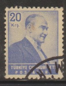 Turkey Sc#1200 Used