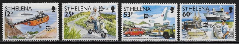 St Helena Scott #'s 677 - 680 MNH