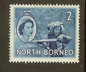 North Borneo, Scott #262, 2c Queen Elizabeth II, MH