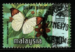 MALAYA PENANG SG83 1977 10c BUTTERFLIES FINE USED