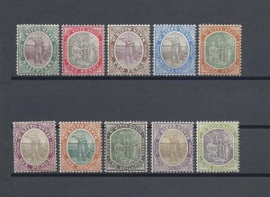 ST KITTS & NEVIS 1903 SG 1/10 MINT Cat £150