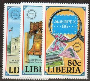 Liberia  Scott  1043-1045