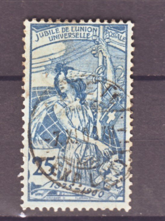 J22370 Jlstamps 1900 switzerland hv of set used #100 upu