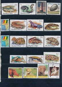 D393930 Guinea Republic Nice selection of VFU Used stamps