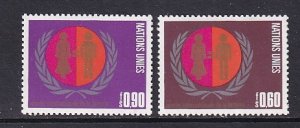 United Nations Geneva  #48-49   MNH  1975  international women`s year