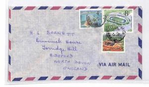 Jamaica Kingston Devon Great Britain Airmail Cover {samwells}PTS 1973 BQ180