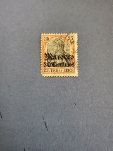 Stamps German Offices in Morocco Scott #49 used